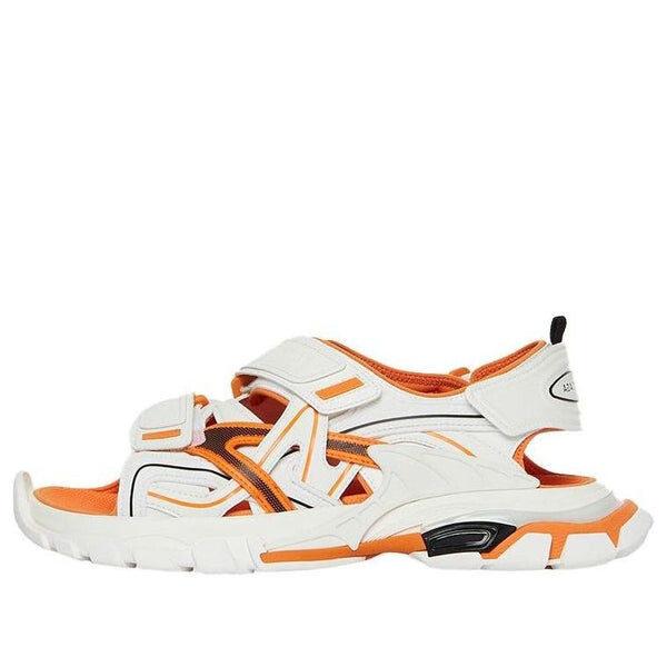 

Сандалии track sandals white/orange Balenciaga, белый