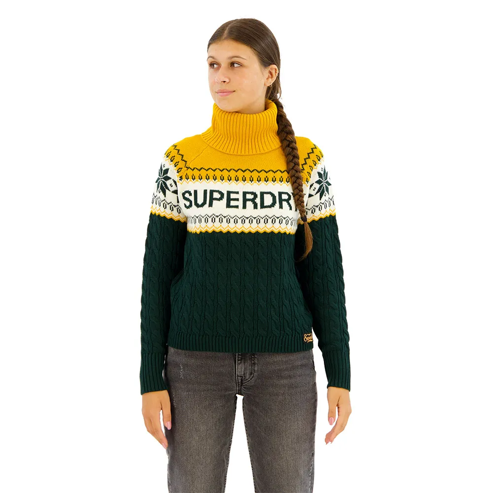 

Толстовка Superdry Aspen Ski, желтый
