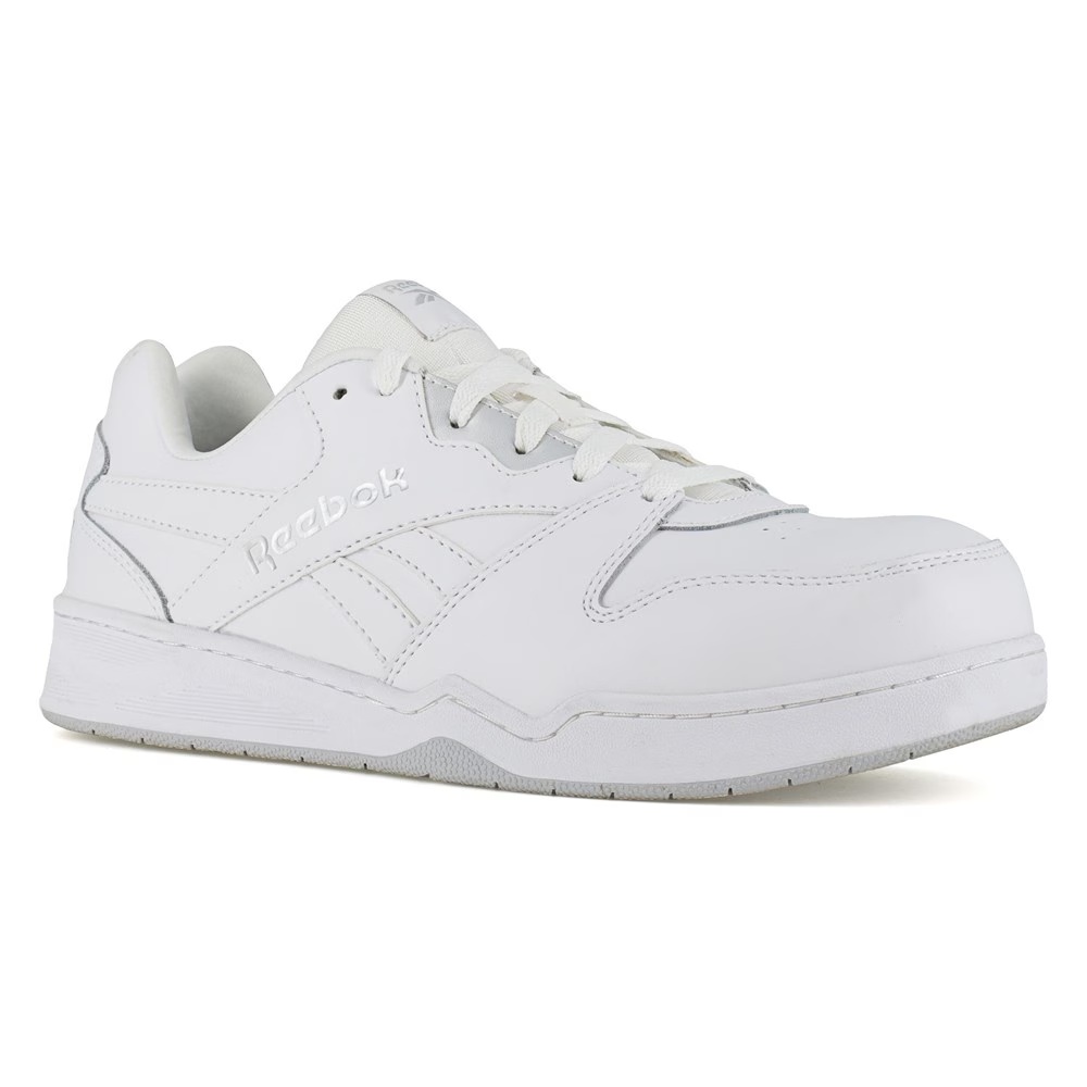 

Кроссовки с защитным композитным носком Reebok Work Bb4500, white/grey leather