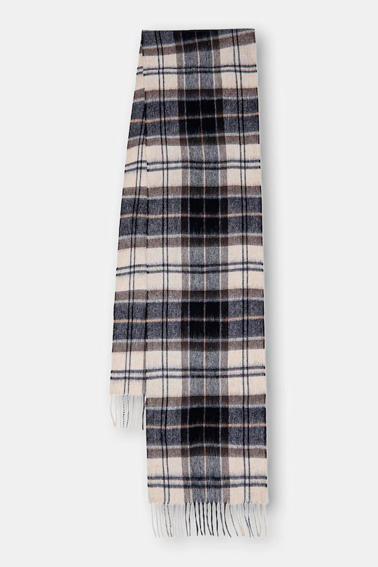 

Шерстяной шарф Barbour, коричневый