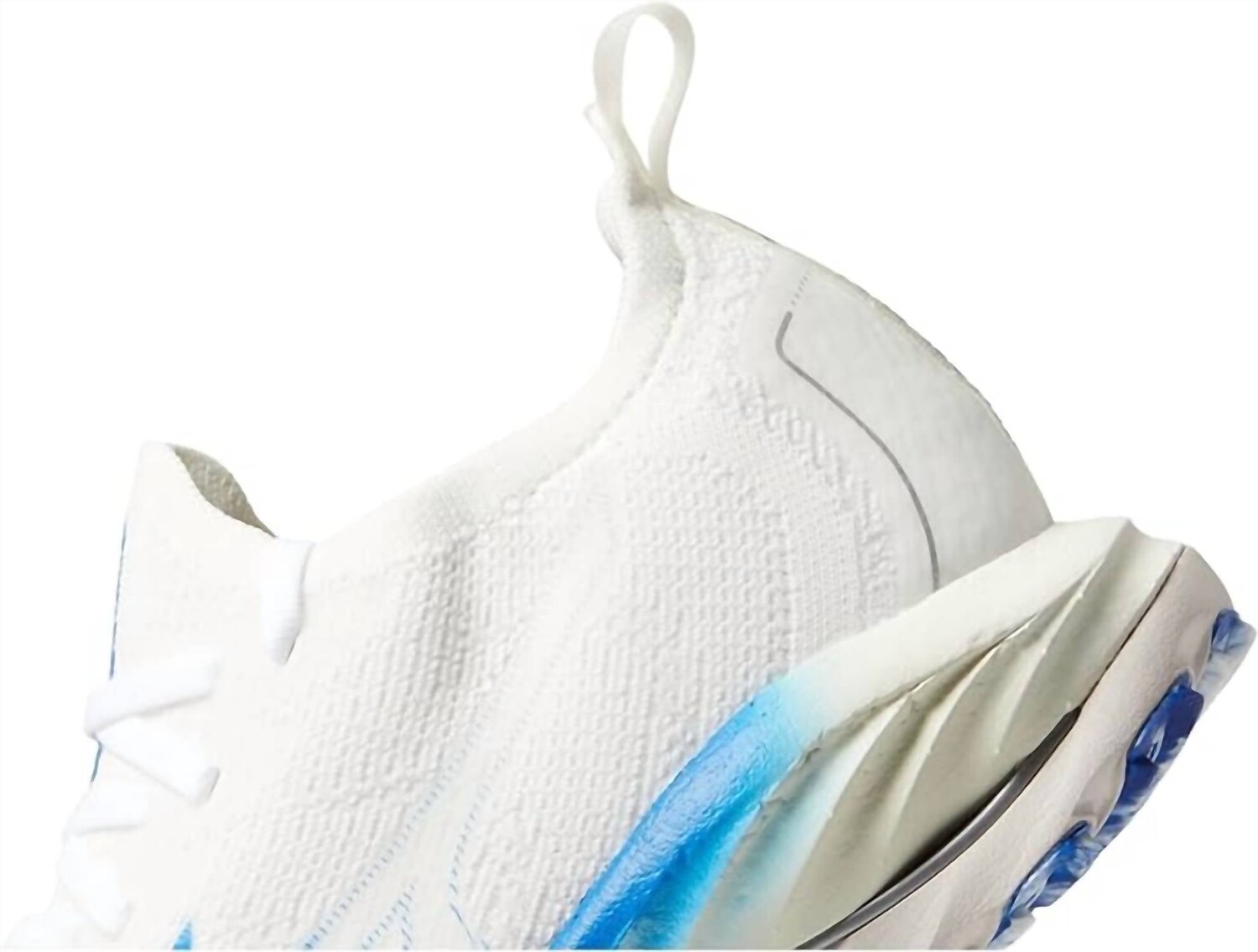 Женские кроссовки Wave Neo Wind неокрашенного белого цвета и синего цвета Mizuno — фото 4