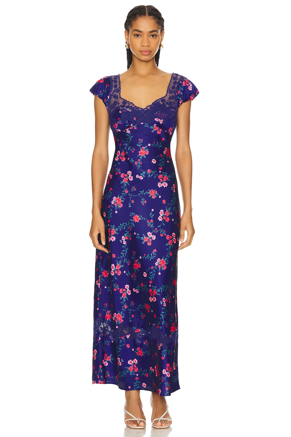 

Midi-платье Butterfly babe от Free People, navy combo