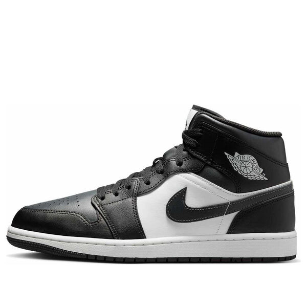 

Кроссовки 1 mid 'off noir toe' Air Jordan, черный