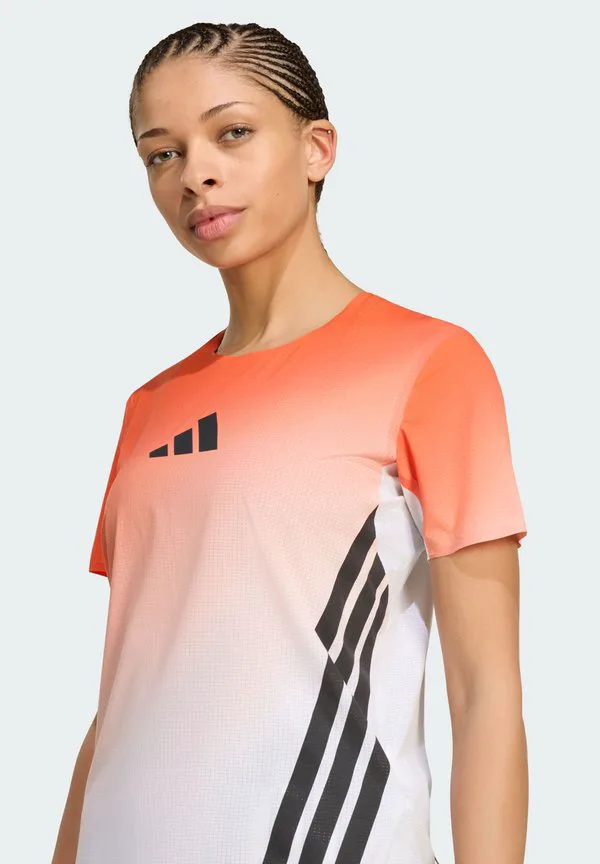 Футболка xperior pro sports Adidas Terrex, White/Semi Impact Orange — фото 4