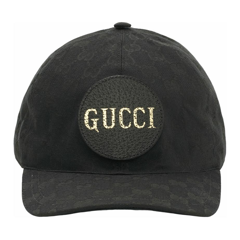 Бейсболка GG Canvas из хлопка, унисекс Gucci, черный — фото 3
