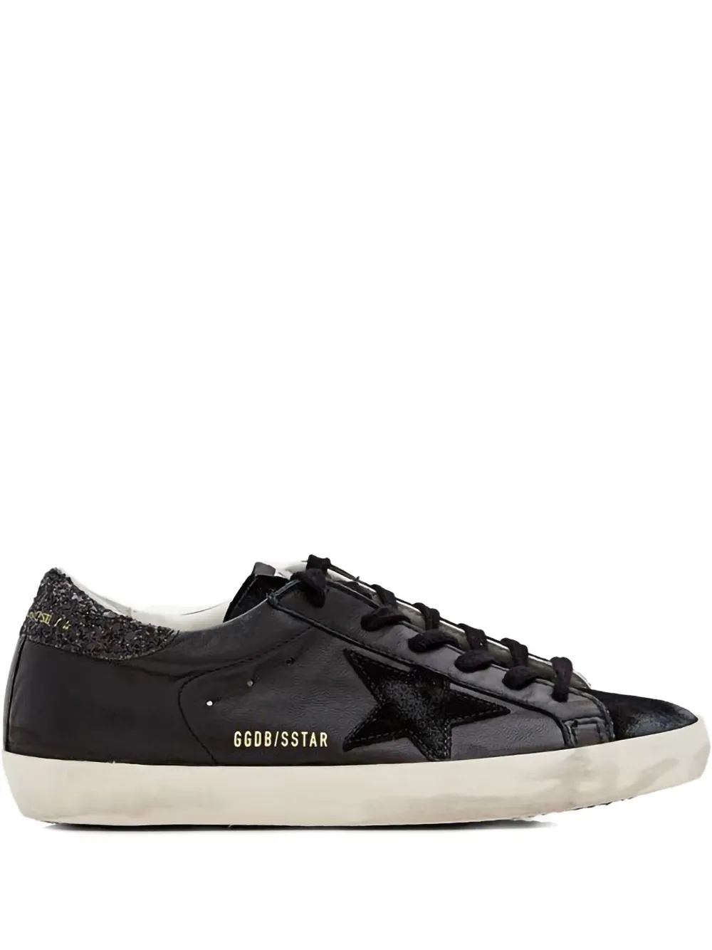 

Кроссовки Superstar Black/Glitter Heel GOLDEN GOOSE, черный