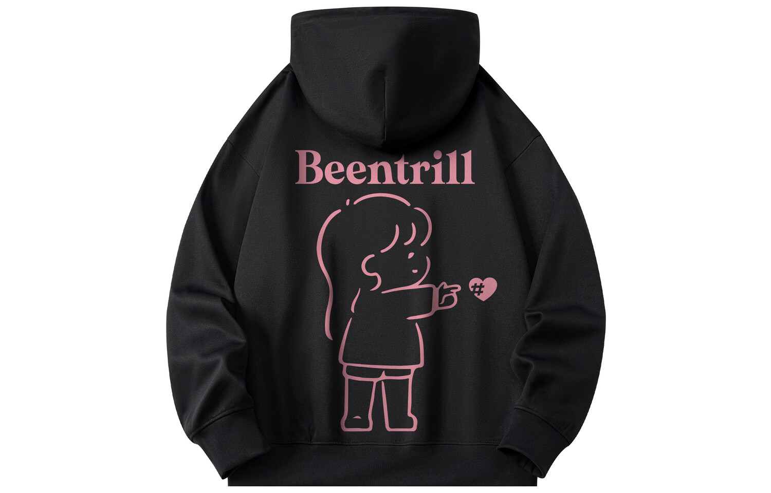 

Толстовка унисекс Beentrill, Белая флисовая подкладка