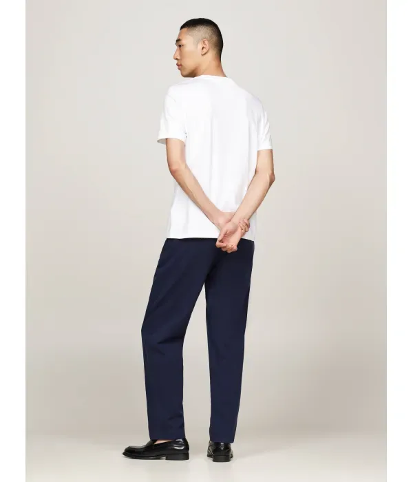 Футболка с вышивкой regular fit Tommy Hilfiger, белый — фото 3