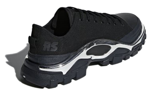 Кроссовки raf simons x detroit runner Adidas, черный — фото 4