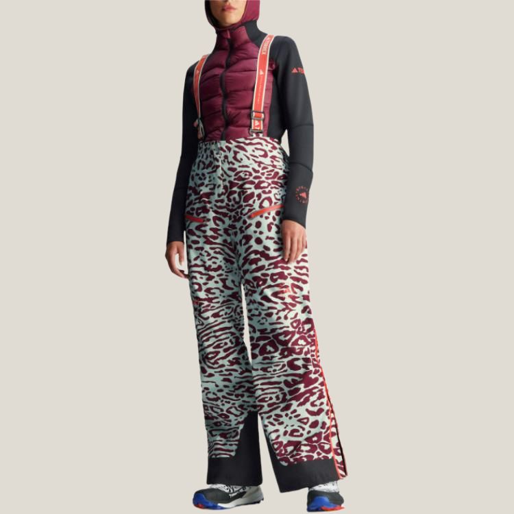 Брюки Stella McCartney X TERREX TrueNature 2-Layer Adidas, зеленый/темно-красный — фото 4