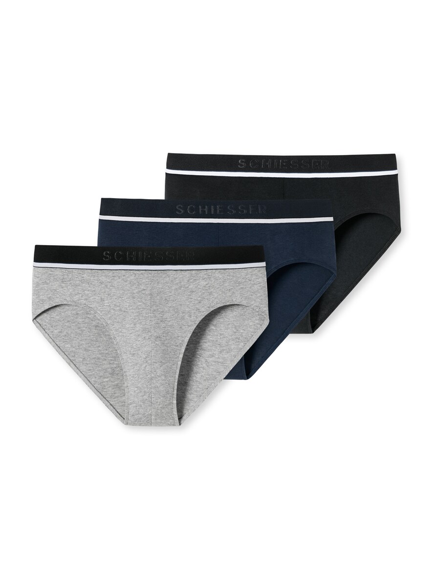 

Трусики SCHIESSER, цвет Cobalt blue/Grey/Black