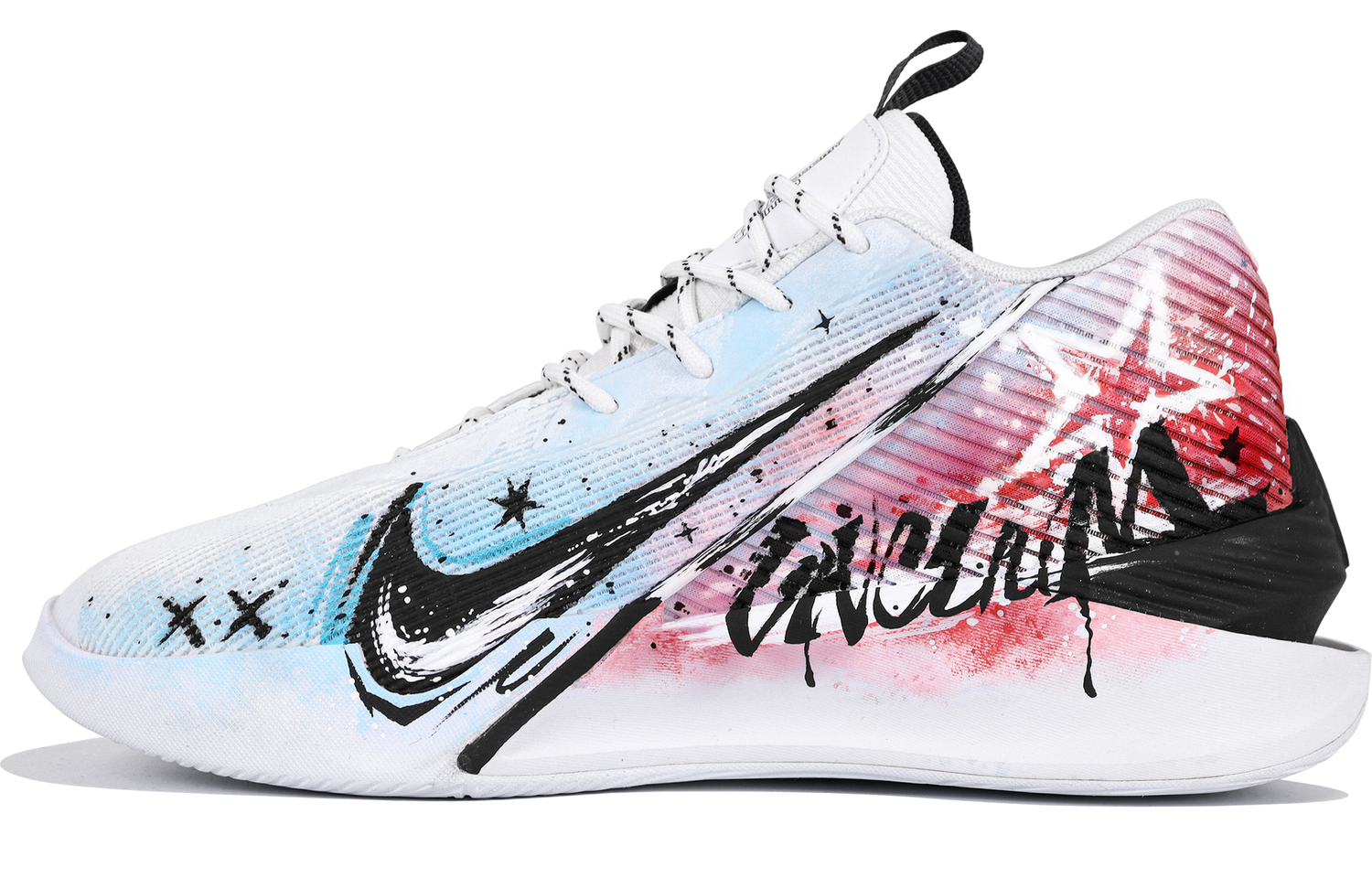 

G.T. Jump Academy Nostalgic Childhood, эстетика дизайна, дофаминовый стиль, градиентная смесь, устойчивая к истиранию Nike, синий розовый