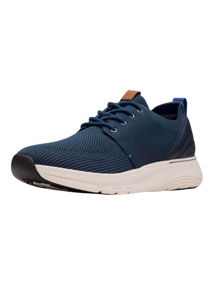 

Кроссовки на шнуровке Clarks, темно-синий