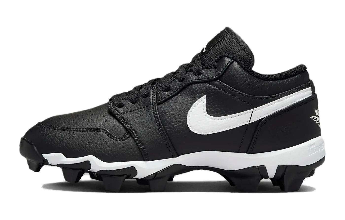 Jordan Детские кроссовки для тренировок low top black white с амортизацией air 1 и износостойкой подошвой