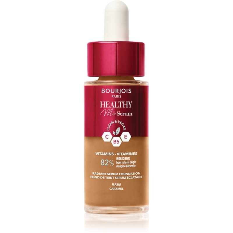 

Bourjois, Тональная основа Healthy Mix Light, придающая естественный вид, оттенок 58w Caramel, 30 мл