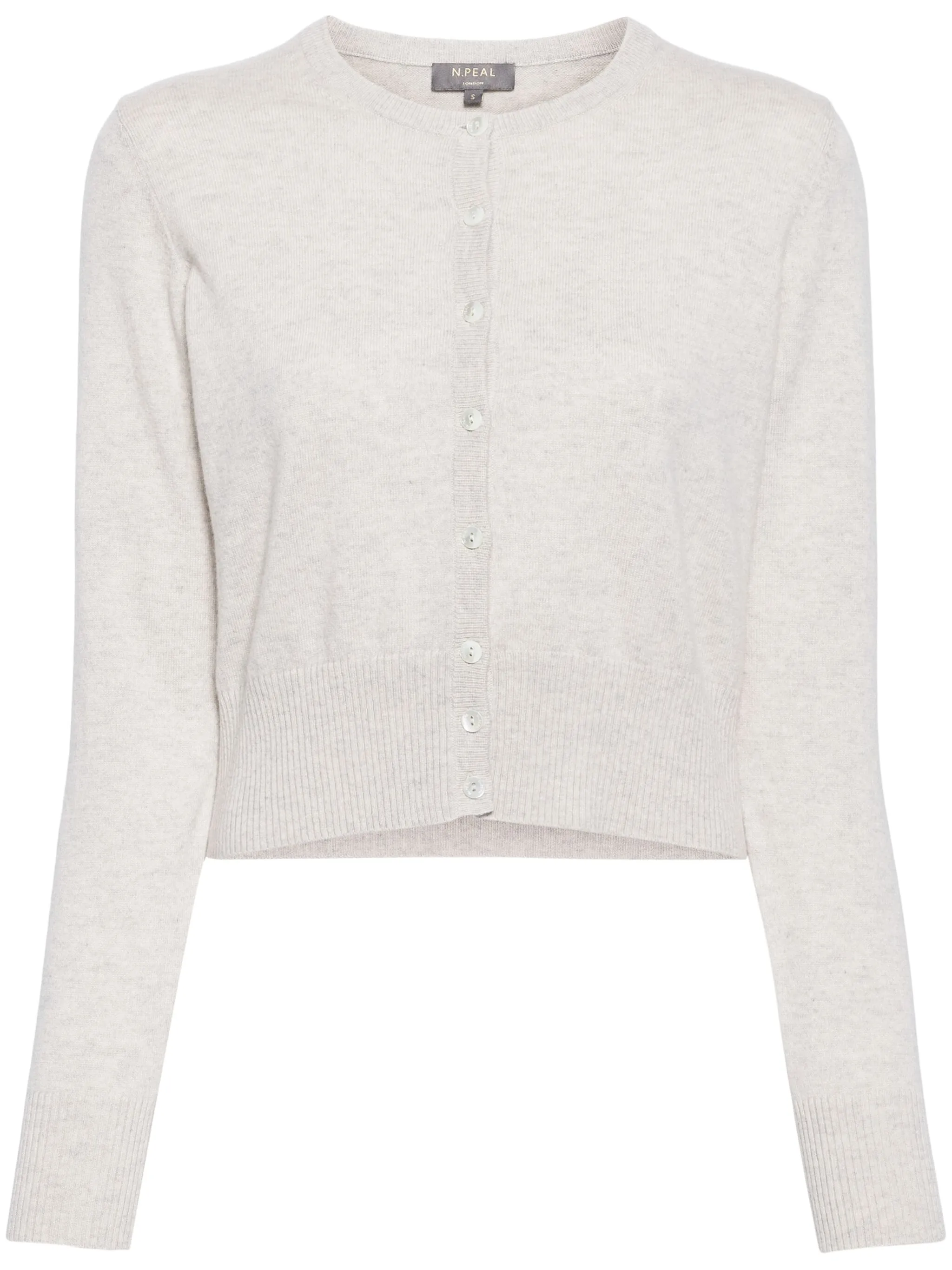 

Кашемировый кардиган N.Peal, серый