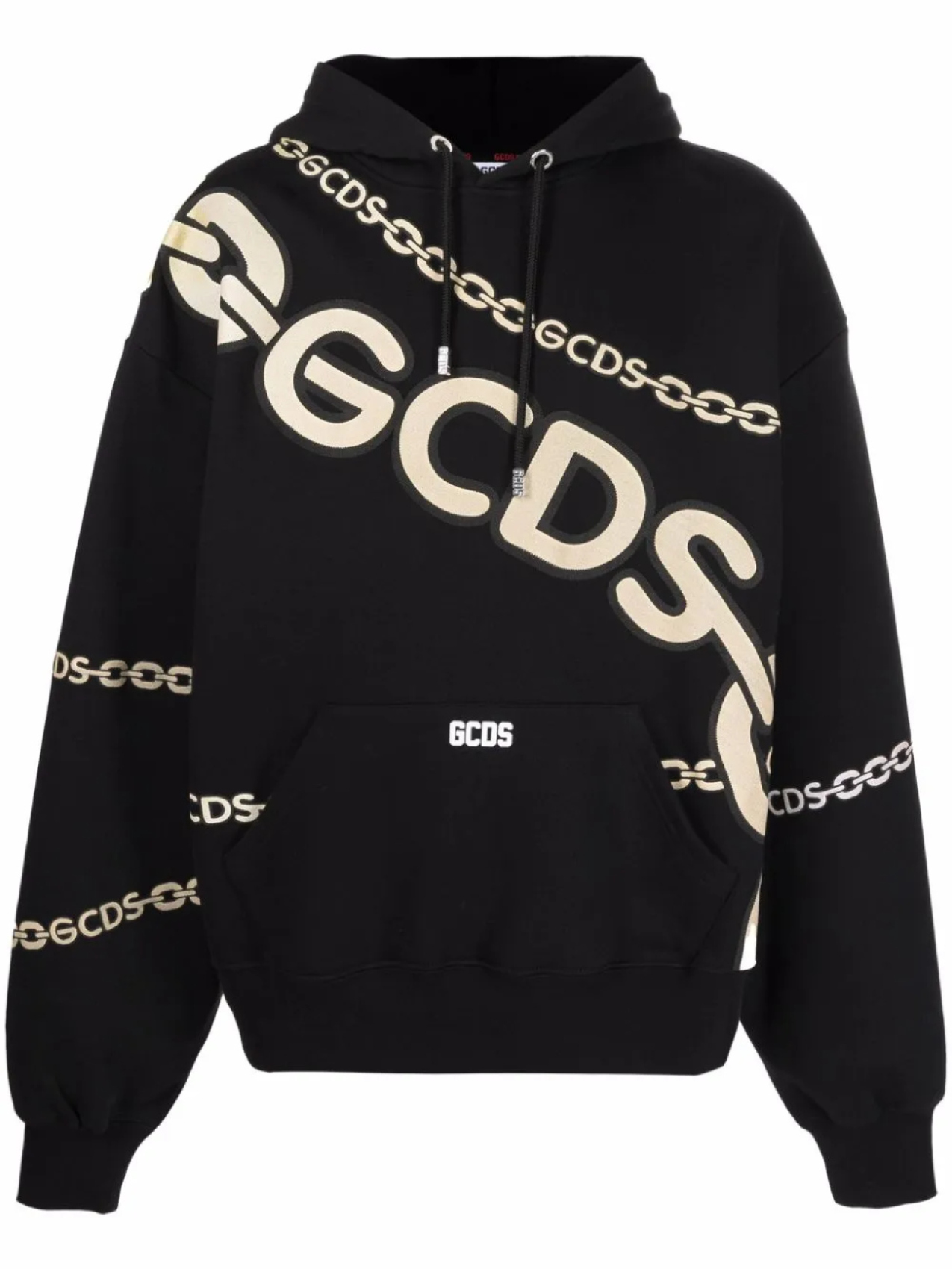 

GCDS худи с логотипом, черный
