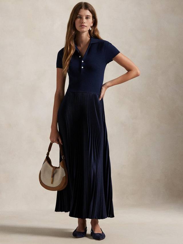 

Платье-юбка polo charmeuse Ralph Lauren, темно-синий
