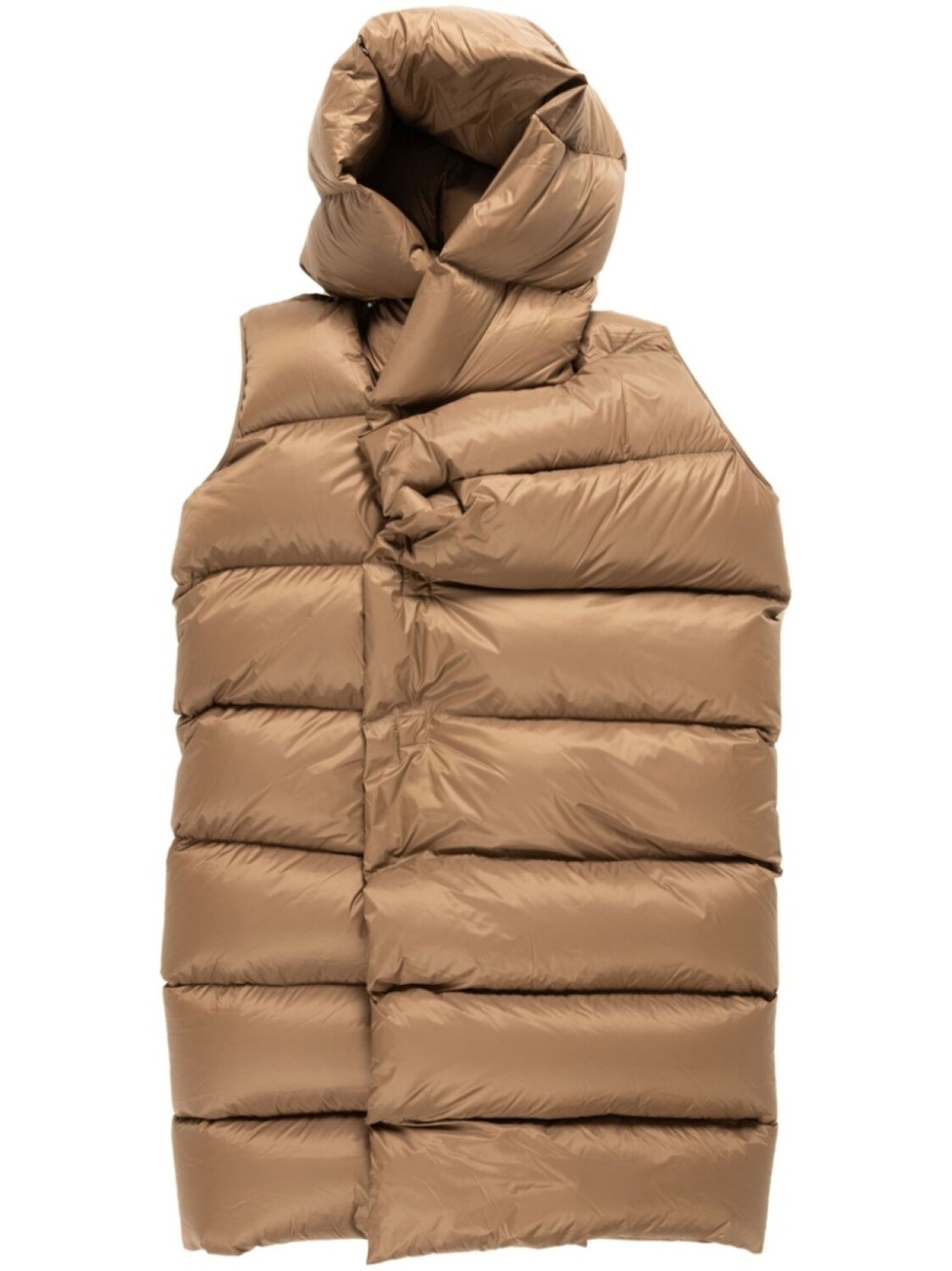 

Стеганый жилет Rick Owens, нейтральный цвет