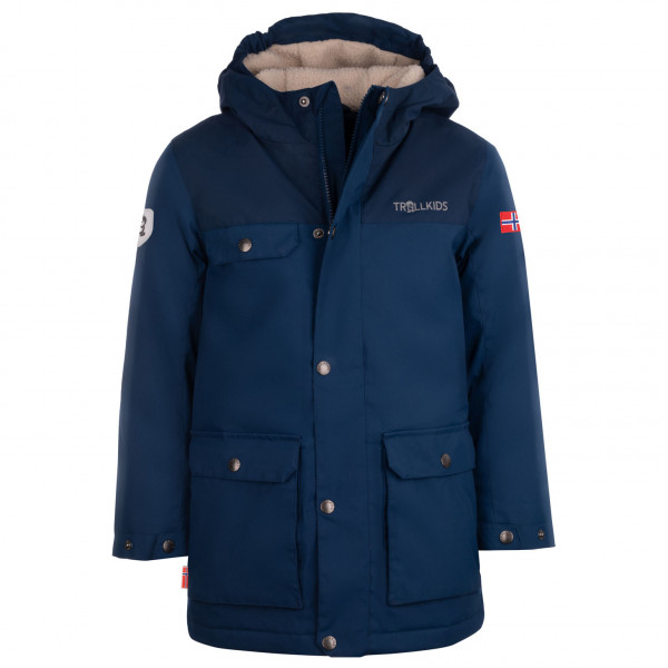 

Детская куртка-гудванген - парка Trollkids, синий