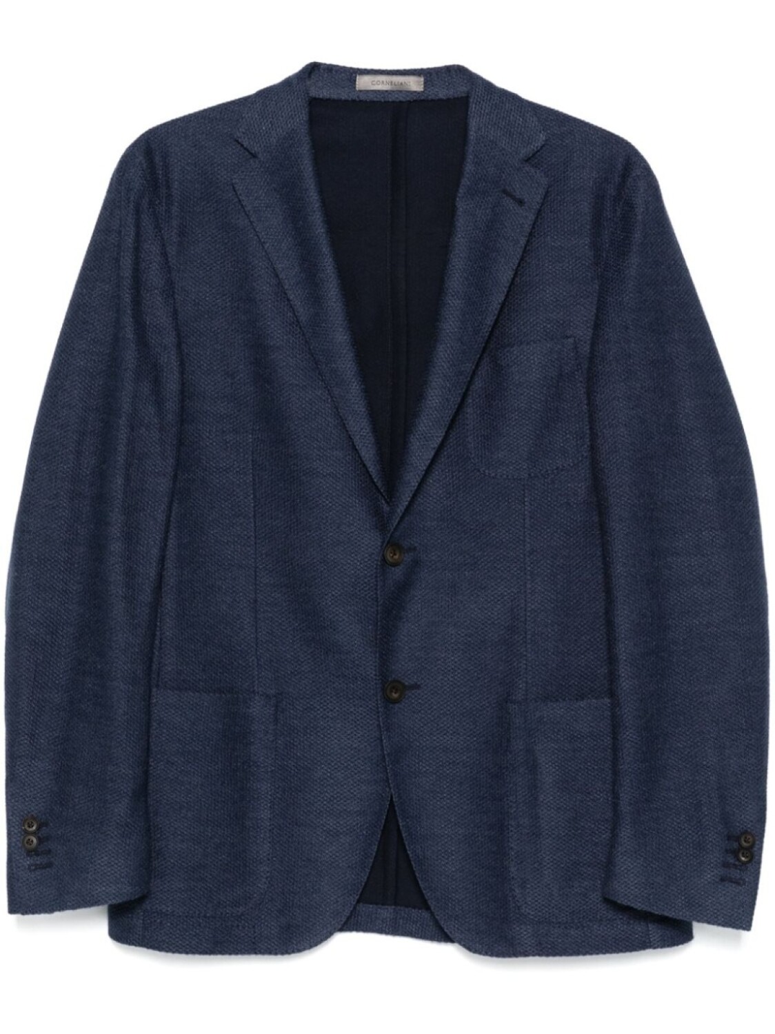 

Фактурный блейзер Corneliani, синий