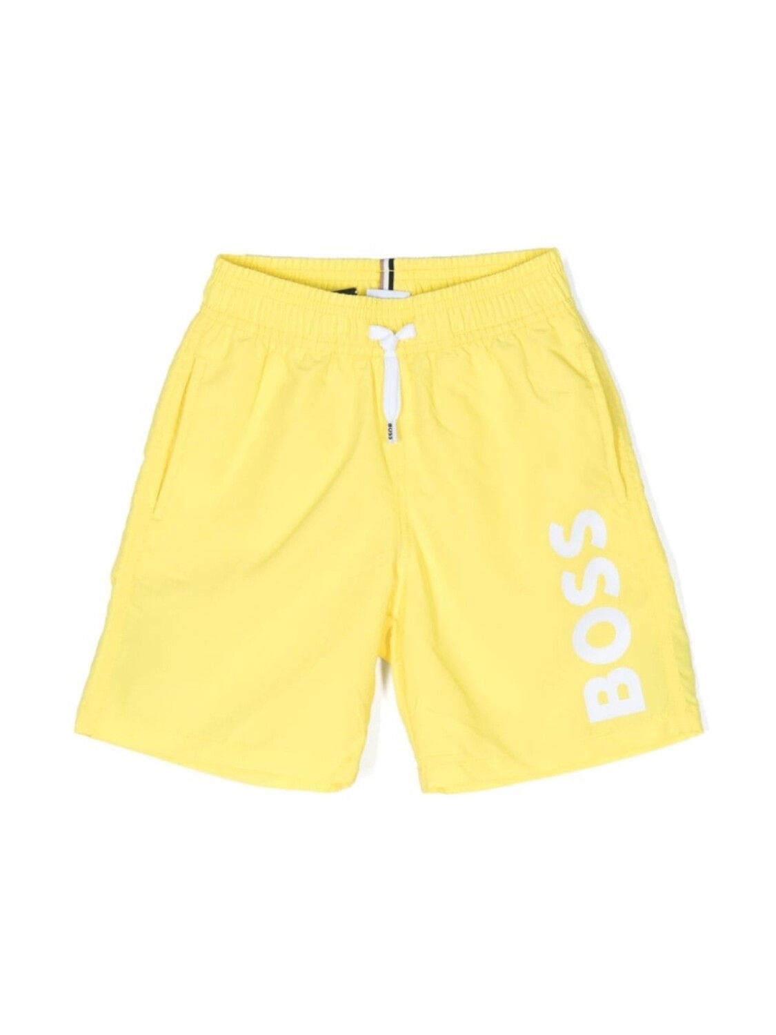 

BOSS Kidswear плавки-шорты с логотипом, желтый