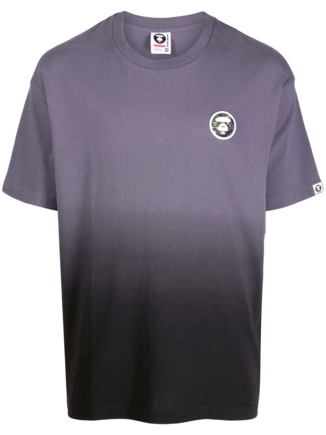 

A Bathing Ape футболка с логотипом, фиолетовый