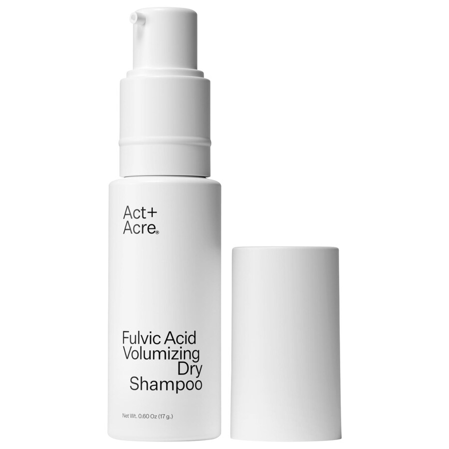 

Сухой шампунь-пудра с фульвокислотой для придания объема жирной коже головы. Act+Acre, 0.6 oz /50 ml