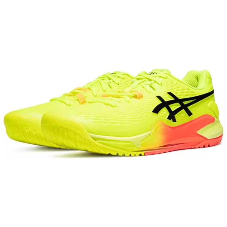Кроссовки Asics Gel-Resolution 9 Tennis Shoes Men Low-top Yellow, желтый — фото 2
