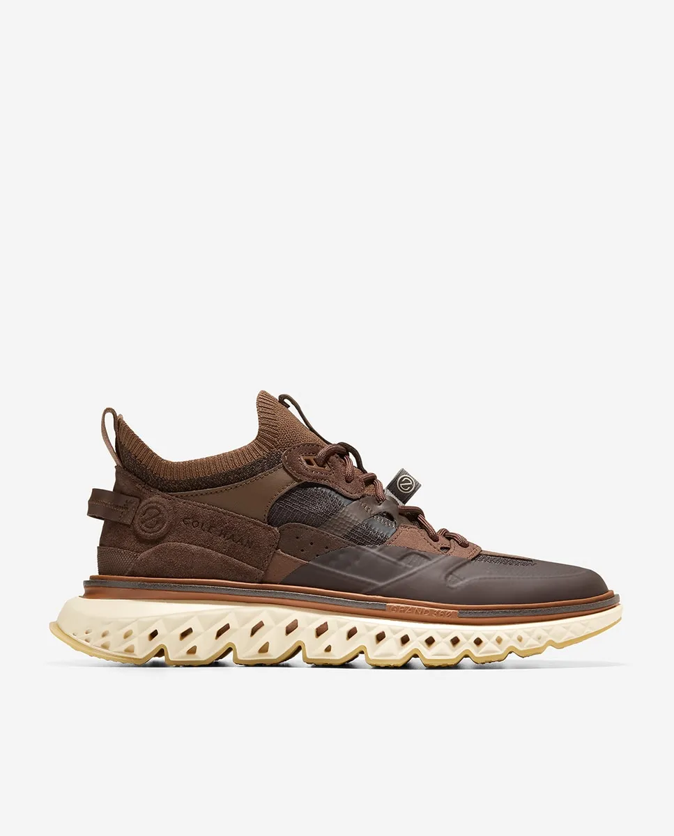 

Мужские кожаные кроссовки из смешанных материалов Cole Haan, коричневый