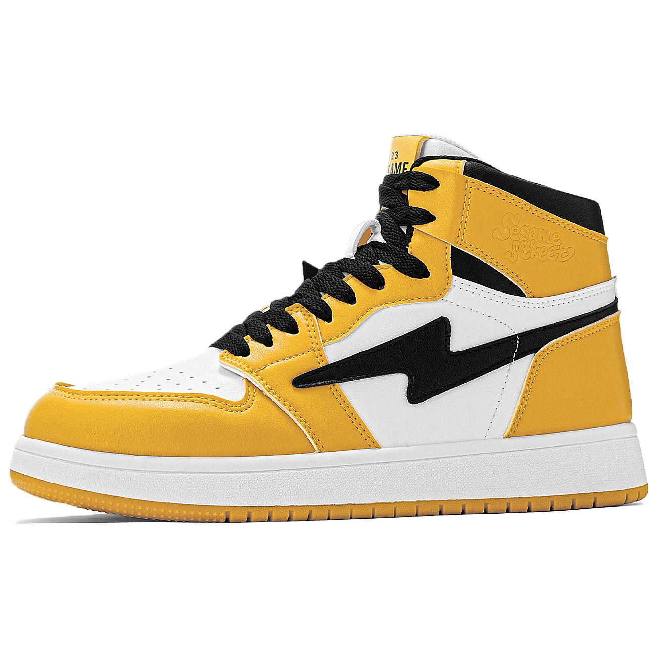 

SESAME STREET Термостойкие противоскользящие амортизирующие износостойкие мид-топ скейтбордские кроссовки унисекс Adventure Yellow, цвет Adventure Yellow