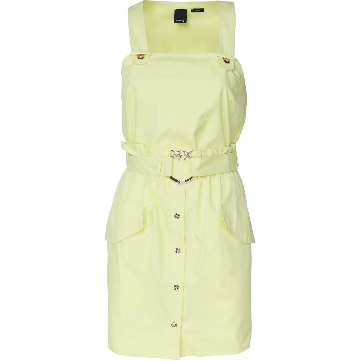 

Женское желтое платье без рукавов PINKO