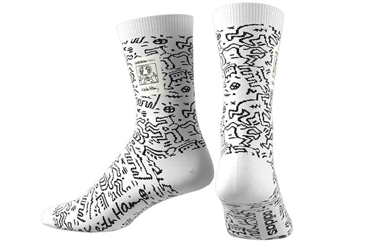X X KAISI · HALIN LIANMING Носки до середины икры унисекс 1 пара белый Adidas Neo — фото 4