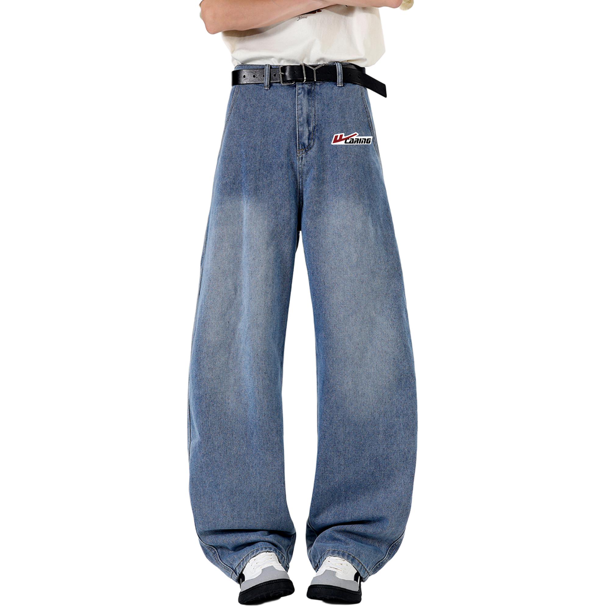 

Джинсы Unisex Moderate Scimitar WARRIOR, stone-washed светло-синий (diy badge)