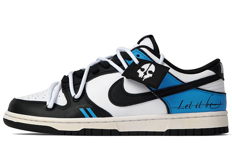 

Мужские кроссовки для скейтбординга Nike Dunk, Black And White Blue