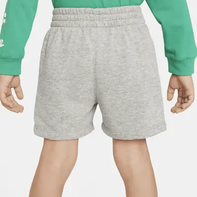 Шорты Nike Sportswear Club Toddler French Terry Shorts, темно-серый — фото 3