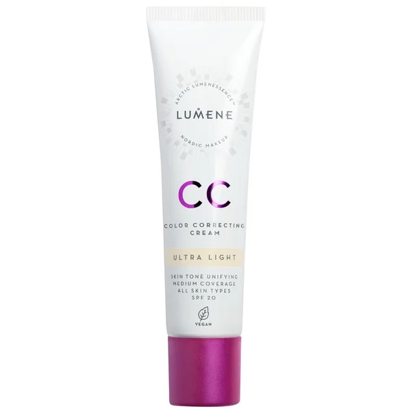 

Cc крем-корректор цвета spf 20 Lumene, 30 мл., цвет ultra light