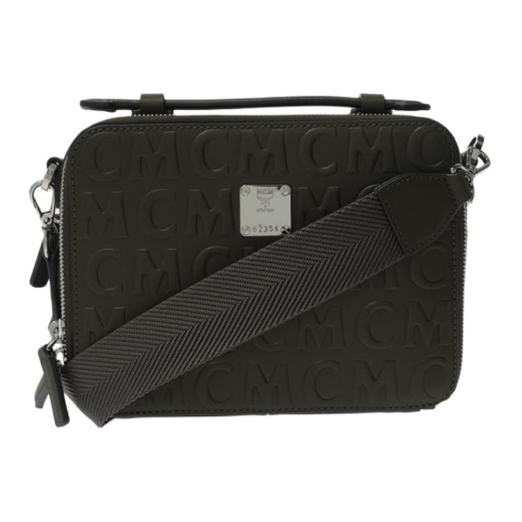 

Кожаная сумка Aren, наплечная сумка, кросс-боди MCM Trumpets мужская морская черепахового панциря зеленая