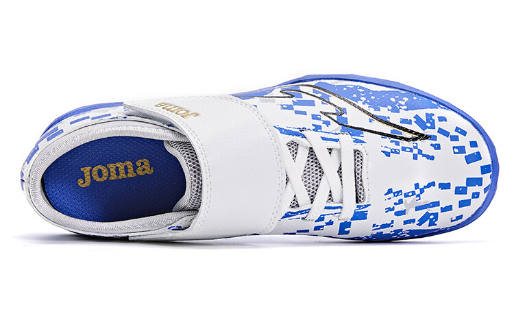 Детские футбольные бутсы Kids Low-top Белые/синие Joma, синий — фото 4