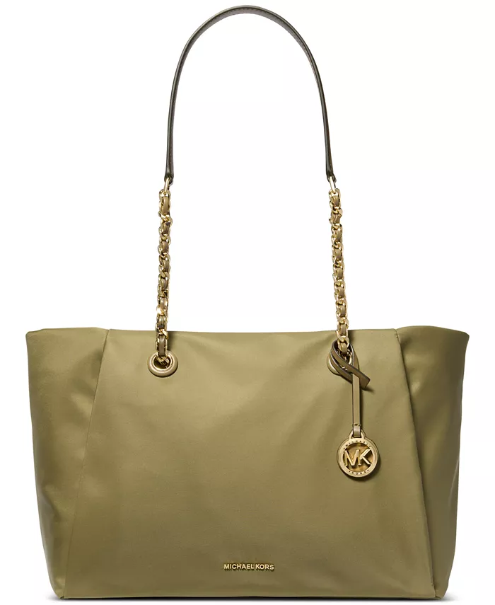 

Сумка-шоппер Georgia Zip Top из нейлона Michael Kors, зеленый