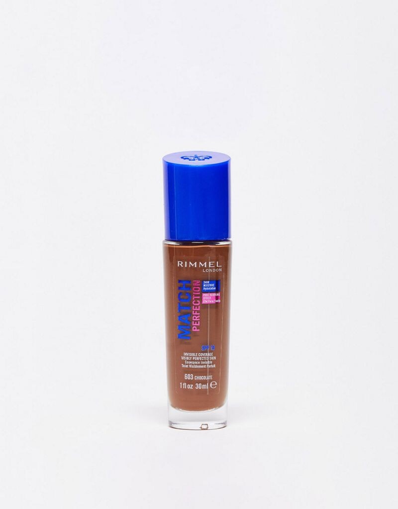 

Rimmel – Match Perfection – Жидкая тональная основа Rimmel London, 603 chocolate