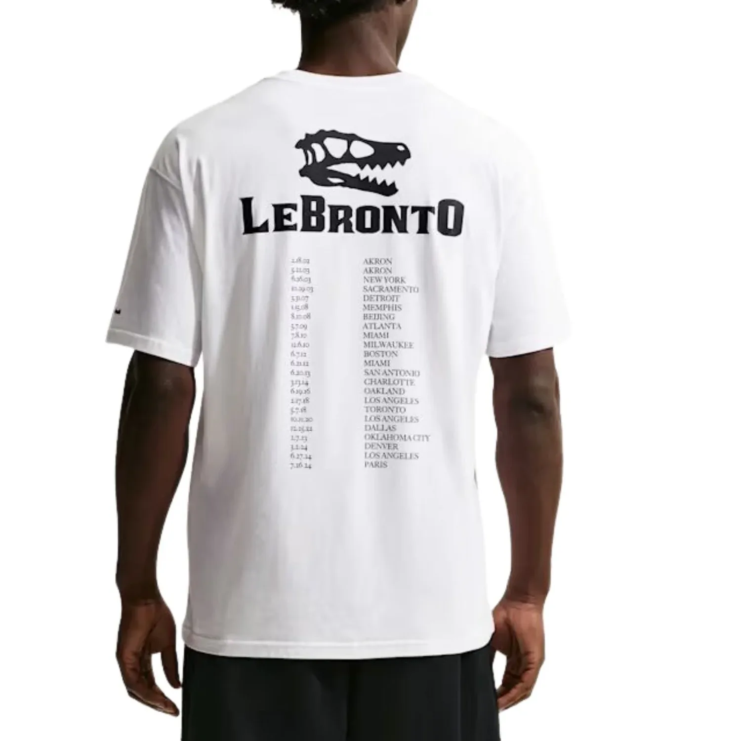 Футболка Nike LeBron LeBronto, белая — фото 2