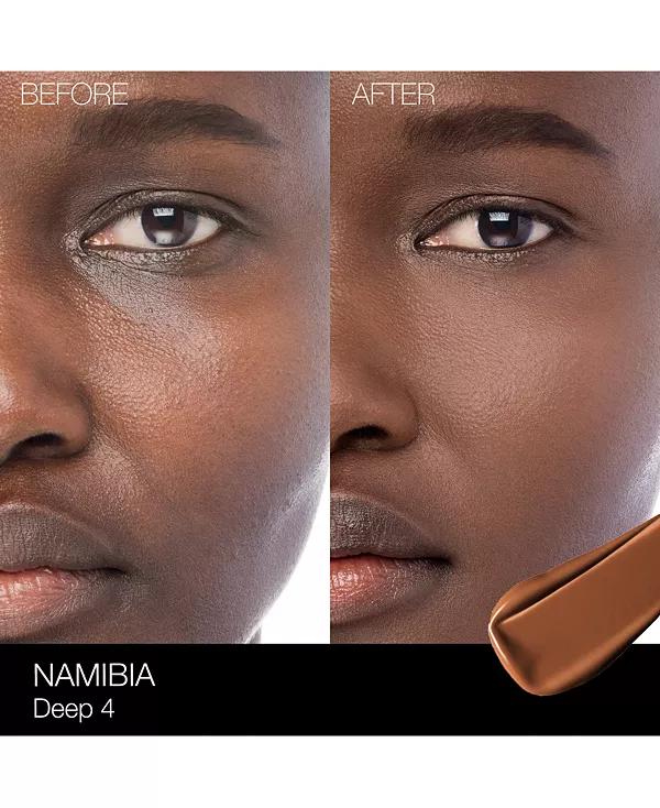 Стойкая тональная основа с естественным сиянием, 1 унция. Nars, namibia (d4 - deep with warm undertones, and a red tone) — фото 3