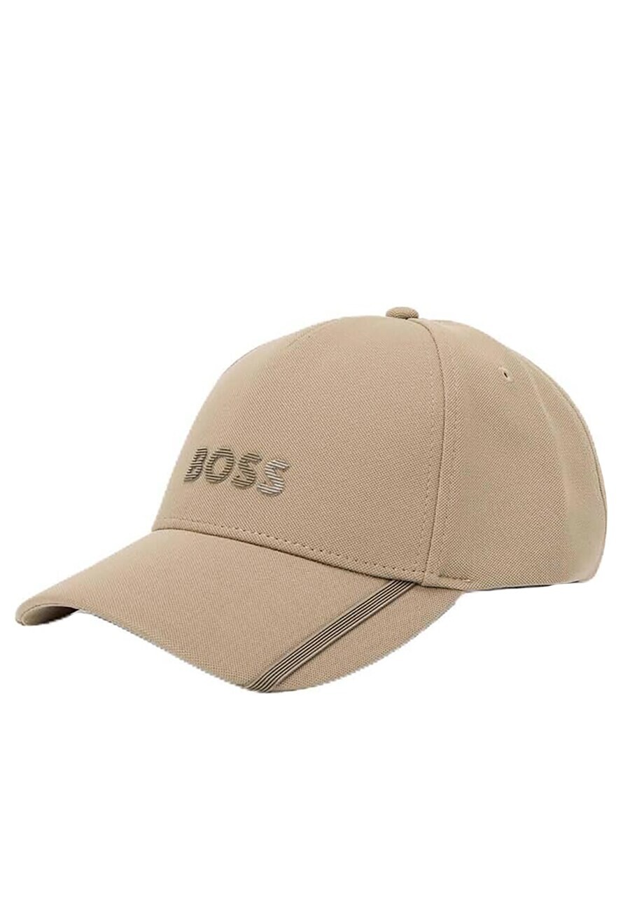 

Бейсболка BOSS Cap Pyer City Night, цвет chamois