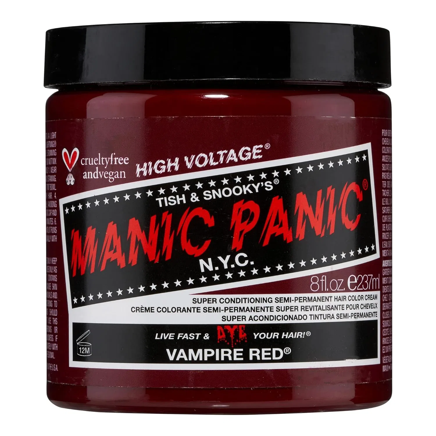 Краска для волос «Vampire Red Classic Line» от MANIC PANIC Manic Panic, Red