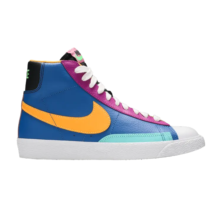 

Кроссовки Nike Blazer Mid GS 'Aurora Purple Orange', разноцветный