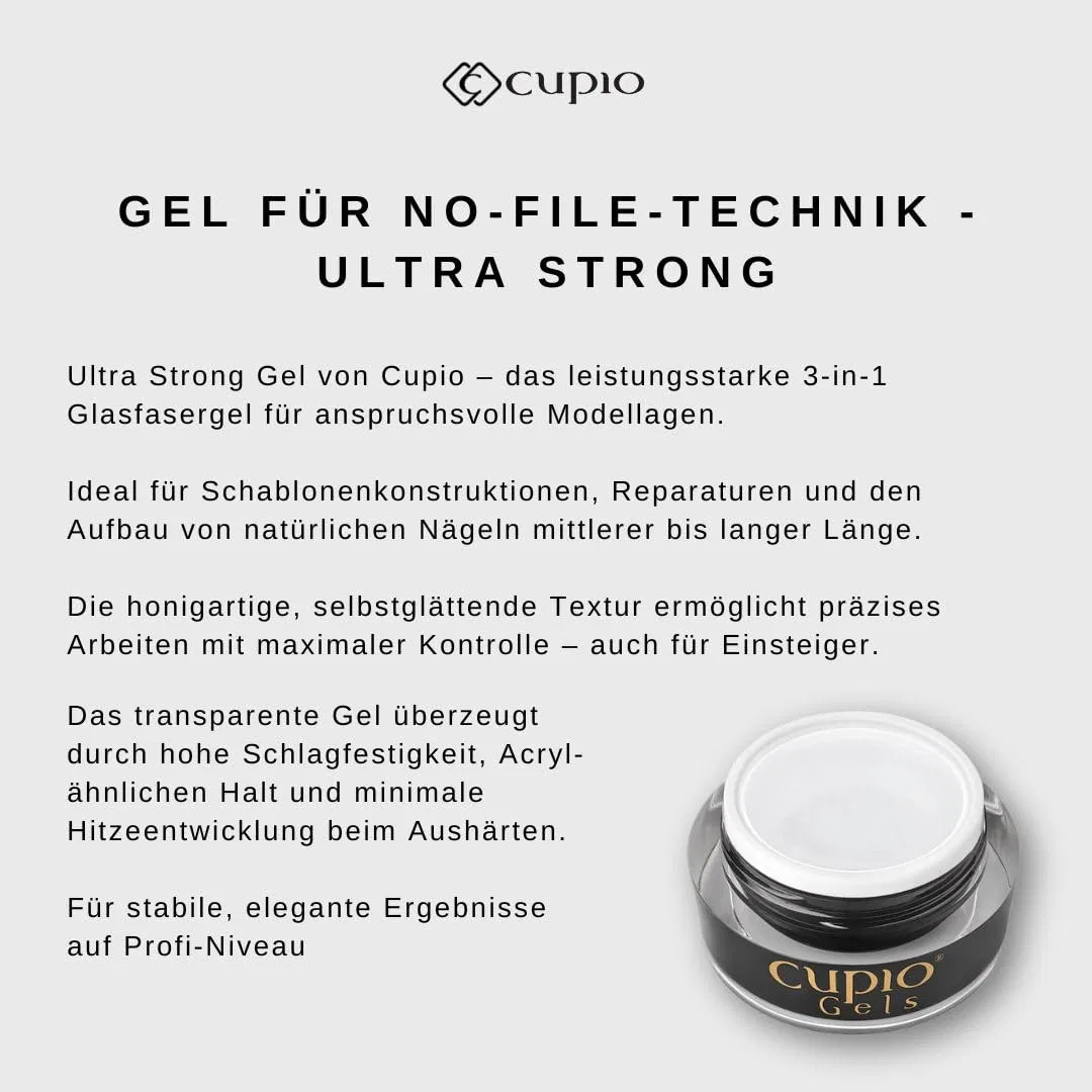 Прозрачный гель для наращивания ногтей «Ultra Strong UV Gel» 15 мл от Cupio Cupio — фото 2