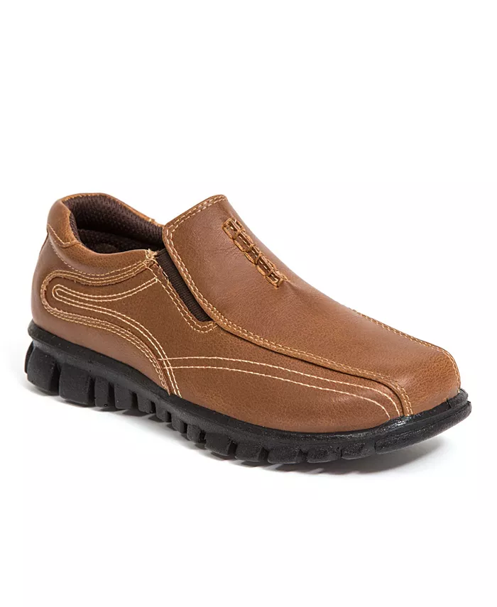 

Маленькие и большие мальчики: удобные слипоны Stadium Sneaker Bottom Dress DEER STAGS, коричневый