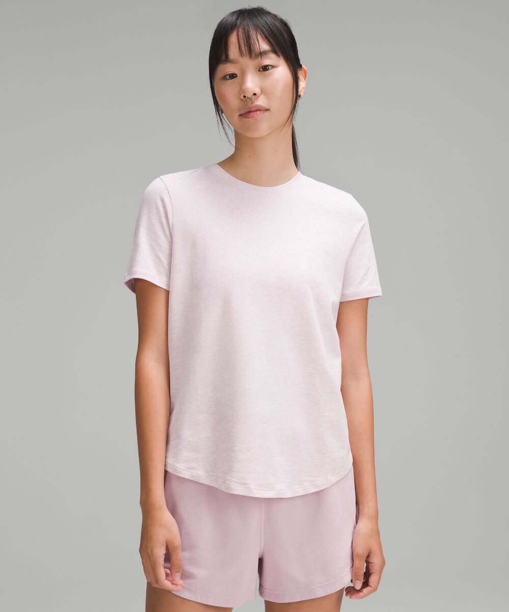 

Футболка с круглым вырезом Love Lululemon, розовый