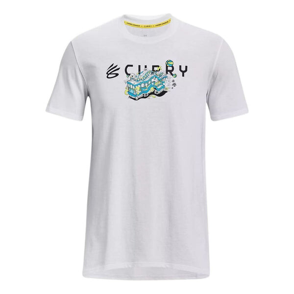 

Футболка x curry trolly heavyweight t-shirt 'white' Under Armour, белый
